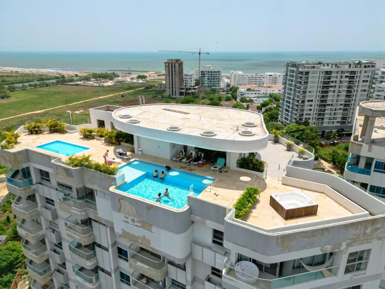 2 Hab Cerca Al Centro Cielo Mar Apartamento